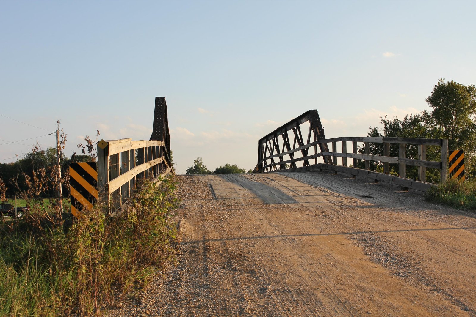 Looking south